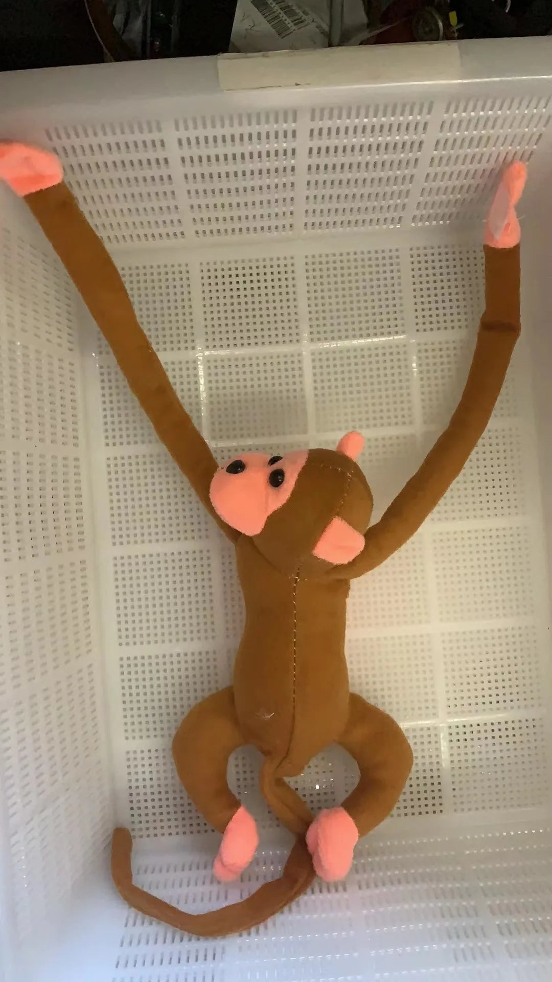 Plush Monkey Soft Toy Stuffed Animal Long Arms Hanging Decor Kids Toy