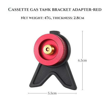 Camping Stove Adapter Butane Gas Connector Tank Valve Converter for Canisters