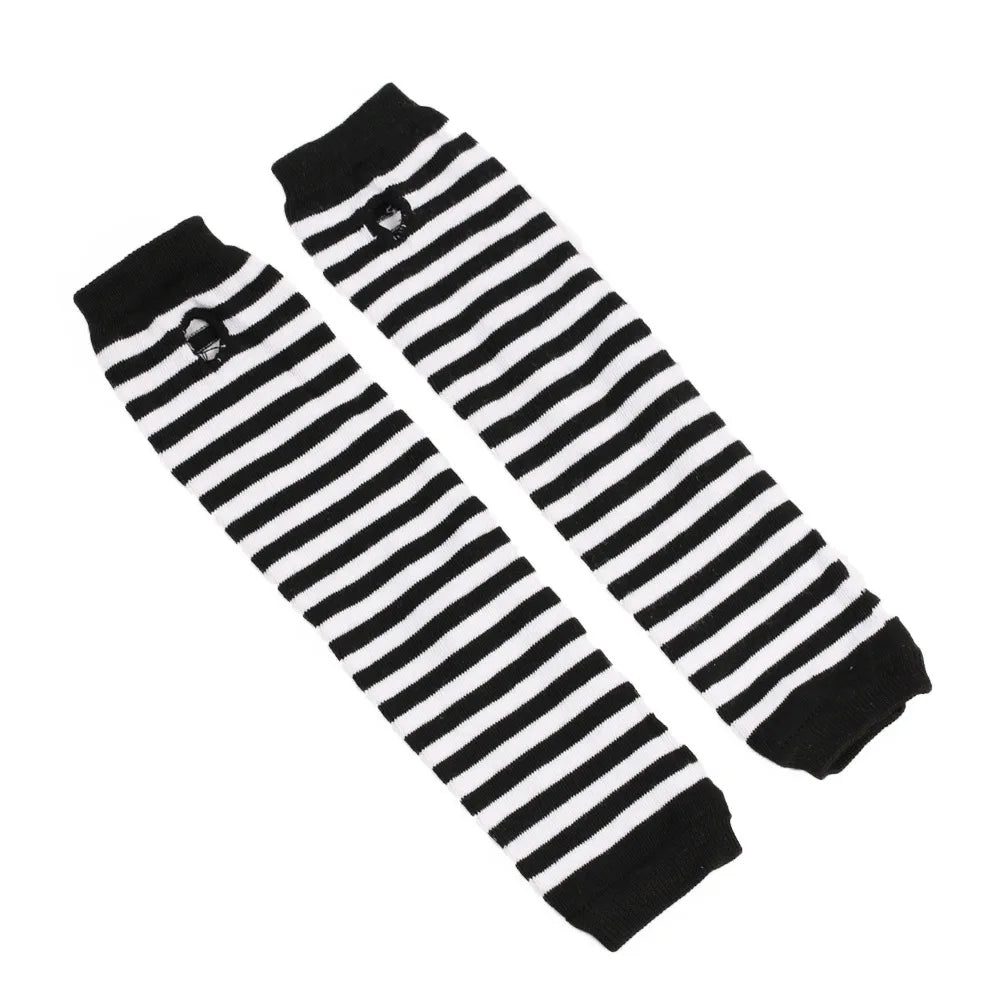 Warm Winter Gloves Fingerless Long Knitted Mittens for Men Women