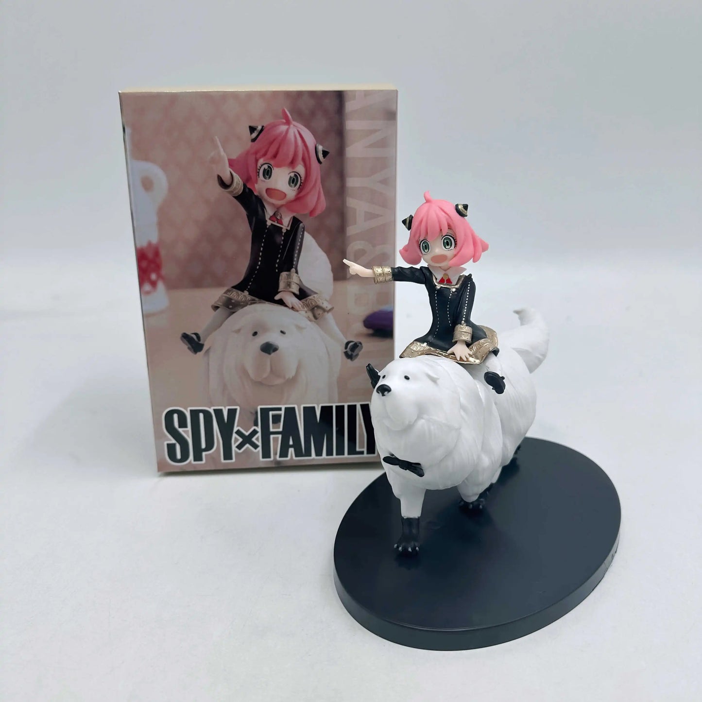 SPY×FAMILY Anya Forger with Bond Figure 14cm Anime Collectible Model