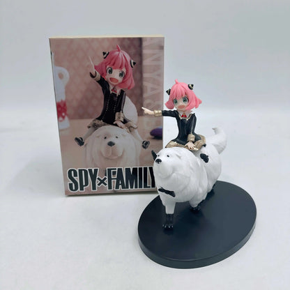 SPY×FAMILY Anya Forger with Bond Figure 14cm Anime Collectible Model