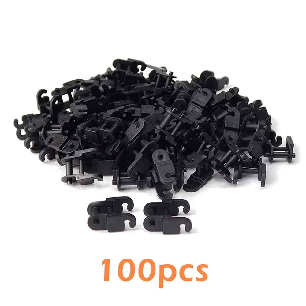 100Pcs Link Chain Gear Parts for MOC Building Blocks Train Toys