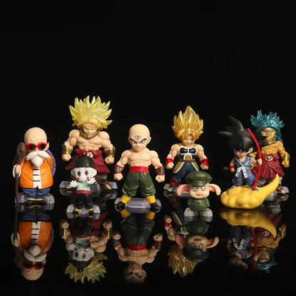 Dragon Ball Z Goku Gohan Vegeta Broly Piccolo Majin Buu Action Figure Set