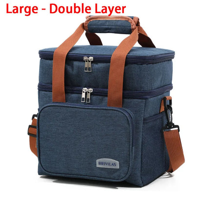 Insulated Lunch Bag Large Thermal Tote Cooler Box for Work Picnic Travel