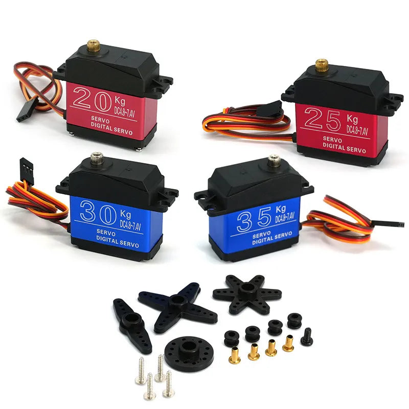 Digital Servo 20KG 25KG 30KG 35KG High Torque for Robot RC Parts
