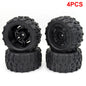 ZD Racing 4pcs 1/16 RC Monster Truck Tires 84mm Rubber 12mm Hex for SCY 16101/16102 PRO