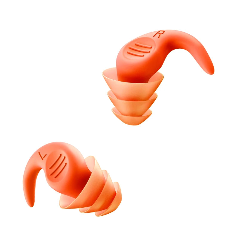 Ear Protection Earplugs Noise Cancelling Soft Reusable for Sleep Swim