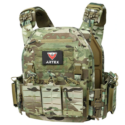 Ranger Green Carrier Vest Quick Release Molle Tactical Security Plate