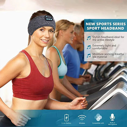 Wireless Bluetooth Music Eye Mask Headphones Anti-noise Sports Headband