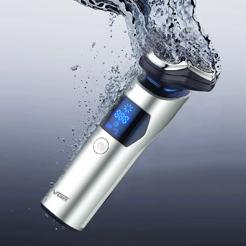 Electric Shaver Men VGR Cordless Foil Beard Razor Rechargeable Shaving Machine