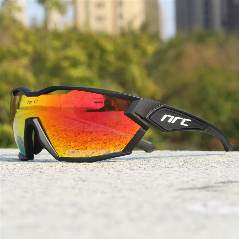 NRC X2 Pride 3 Lens Cycling Glasses MTB Road Bike Sports Sunglasses Men Women