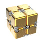 Metal Infinity Magic Cube Fidget Toy Decompression Puzzle for Adults Kids