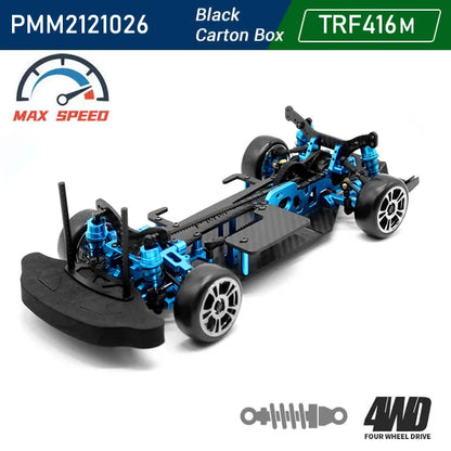 Tamiya Sakura TT02B TT02 TT01 D5 D5S TRF416 1:10 4WD RC Car Carbon Fiber Frame Al Alloy DIY Model Drift Racing Upgrade Parts KIT-EXPROTAS