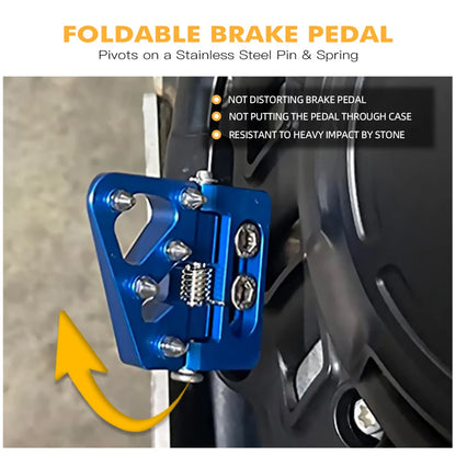 Folding Rear Brake Pedal Step Tip Plate for KTM 125 -500 200 250 300 450 for Husqvarna 125 200 250 300 250 for GasGas EX EC 125-EXPROTAS