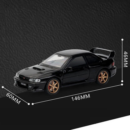JDM 1/32 Impreza WRX STI Supercar Diecast Model Alloy Metal Car Classic Love Collection Hobby Birthday Gifts With Friend Trendy