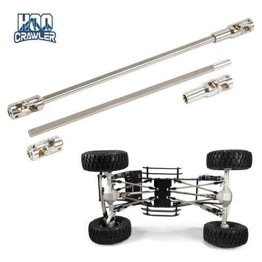 HooCrawler Stainless Steel Cut-to-Length Driveshaft 68-229mm 1/10 RC Crawler