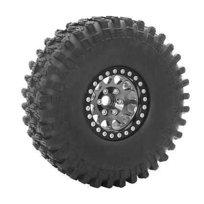 Beadlock Wheel 1.9 Metal Rim for 1/10 RC Crawler Axial SCX10 TRX-4 Redcat