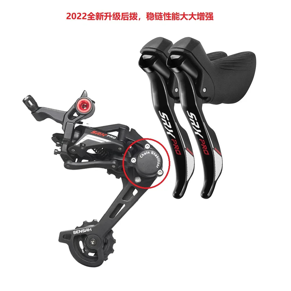SENSAH SRX PRO 1x11 Speed, 11s Road Groupset, R/L Shifter + Rear Derailleurs, gravel-bikes Cyclo-Cross-EXPROTAS
