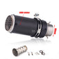 Universal Stainless Steel Slip-On Exhaust Muffler Carbon Look with DB Killer 51-60mm