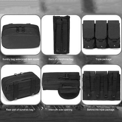 Tactical Nylon MOLLE Vest Combat Body Armor Airsoft Military Camo Hunting