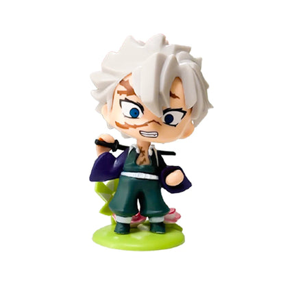 Demon Slayer Blind Box Figure Tanjiro Nezuko Anime PVC Collectible Toy