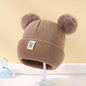 Knit Beanie Hat for Kids Warm Pom Winter Knitted Cap Boys Girls