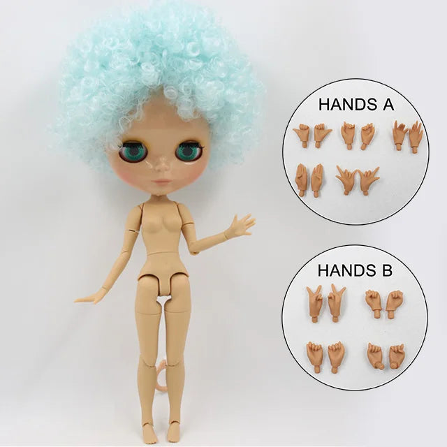 ICY DBS Blyth doll 1/6 bjd tan skin joint body shiny face 30cm toy girls gift-EXPROTAS