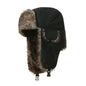Winter Ski Hat Trapper Faux Fur Earflap Cap Warm Russian Aviator