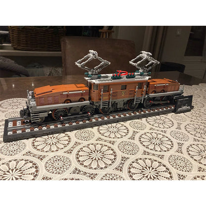 Creative Expert Crocodile Locomotive Building Blocks Trains Tracks Car Model Compatible 10277 Bricks Toys For Children Gifts-EXPROTAS
