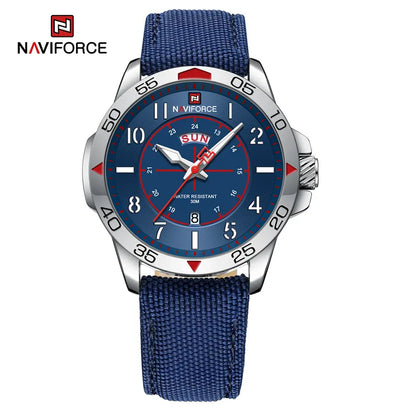 Top Brand NAVIFORCE Men's Watches Waterproof Luxury Business Casual Nylon Strap Quartz Wristwatch Luminous Relogio Masculino-EXPROTAS