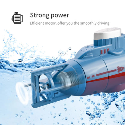 Mini RC Submarine Remote Control Boat Waterproof Diving Toy for Kids