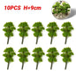 20Pcs Pine Trees Model 15cm Scenery for Scale Railway Layout Wargame Decor
