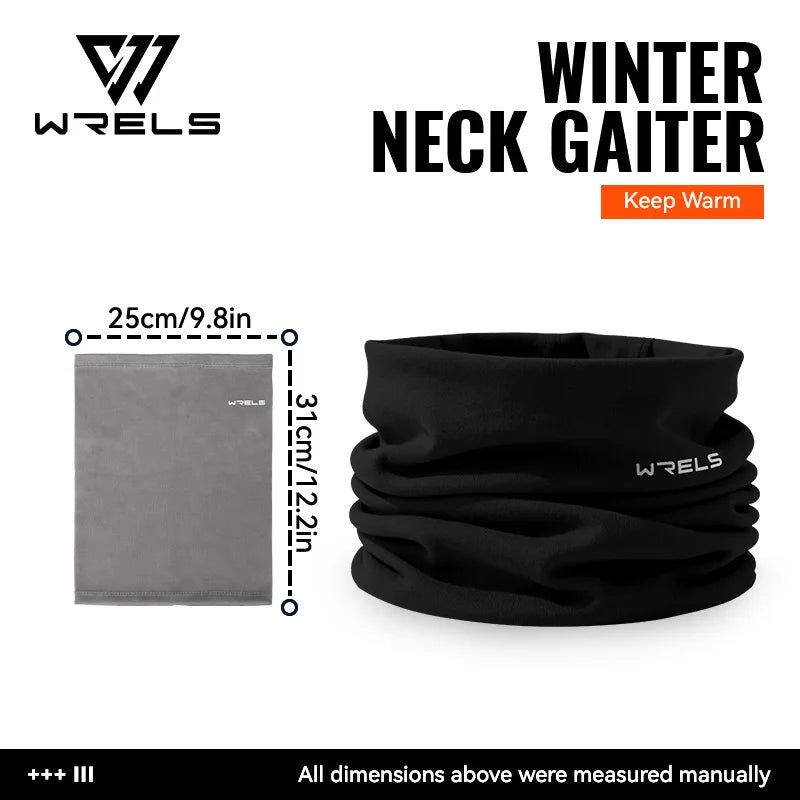 Winter Neck Gaiter Scarf Face Cover Fleece Windproof for Men Women