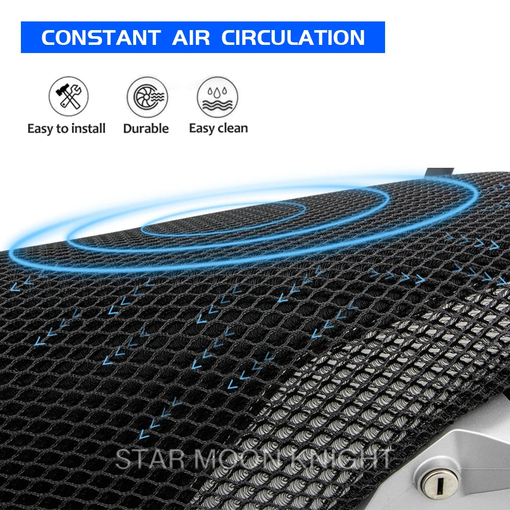 Protective Nylon Saddle Seat Cover Cushion for Honda CBF600 S N CBF1000
