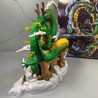Anime Dragon Ball Z Shenron Figure with kid goku Figurine 22CM PVC Action figures Shenlong DBZ Collectible Model Statue Toys-EXPROTAS