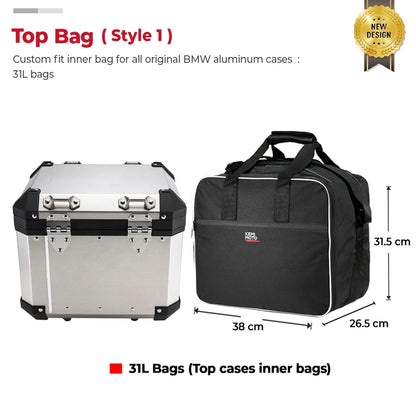 R1200GS R1250GS LC ADV Motorcycle Bag Saddle Inner Bags PVC luggage bags For BMW R1200GS LC Adv  R1200 GS F800GS Adventure ADV-EXPROTAS