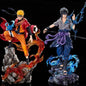 23cm Naruto Uzumaki Sasuke Uchiha Figure PVC Anime Action Statue Model Toy