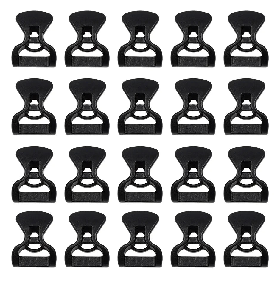 10/30pcs Tent Guyline Adjusters Rope Tensioners for Camping Awning Tarp Canopy