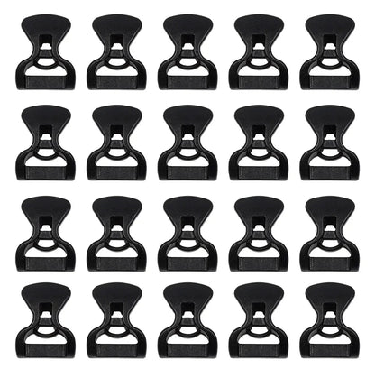 10/30pcs Tent Guyline Adjusters Rope Tensioners for Camping Awning Tarp Canopy