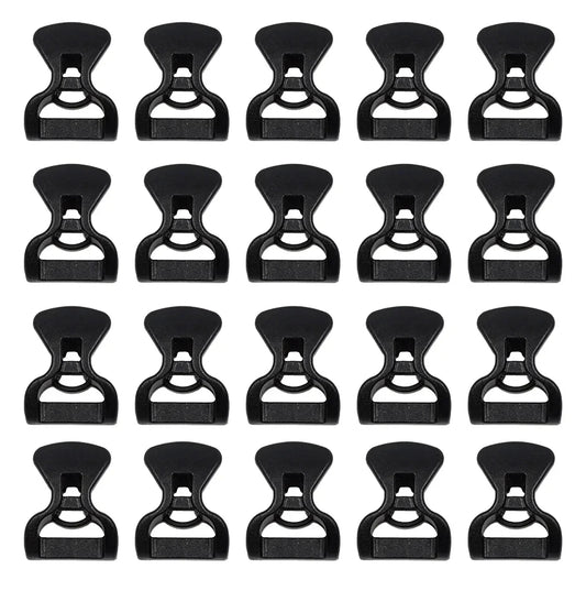 10/30pcs Tent Guyline Adjusters Rope Tensioners for Camping Awning Tarp Canopy