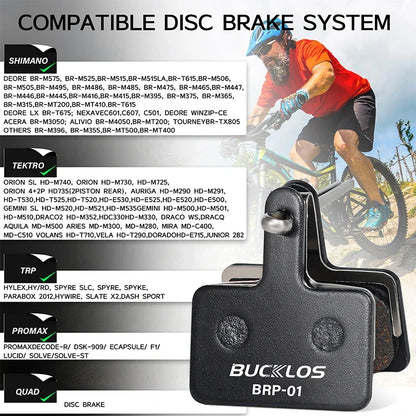 Semi-Metal Disc Brake Pads for Shimano B01S B05S MT200 MTB Road
