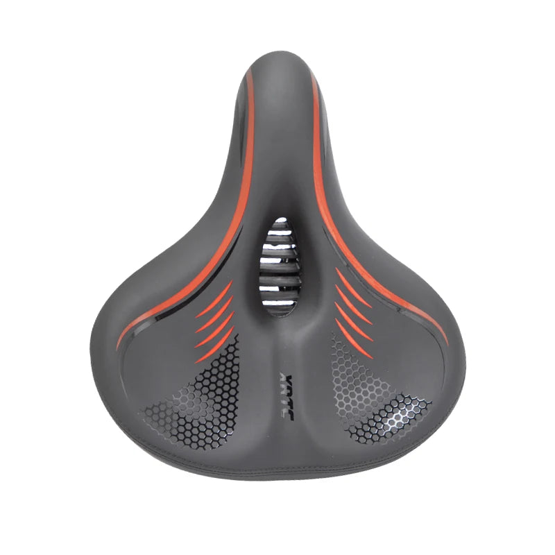 Oversize Wide Padded Bike Saddle Shock Absorbing Seat Indoor Outdoor Bicycle
