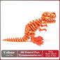 3D Printed Tyrannosaurus Rex Dinosaur Model Jointed Movable Realistic Decor