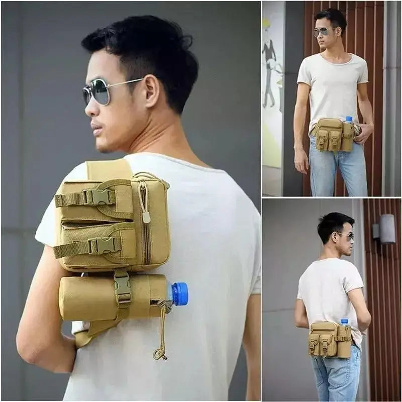 Pouch Gun Bag for Men Concealed Carry Outdoor Travel Waist Pouch