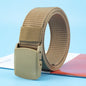 Nylon Adjustable Belt 120cm Tactical Outdoor Military Waist Plastic Buckle
