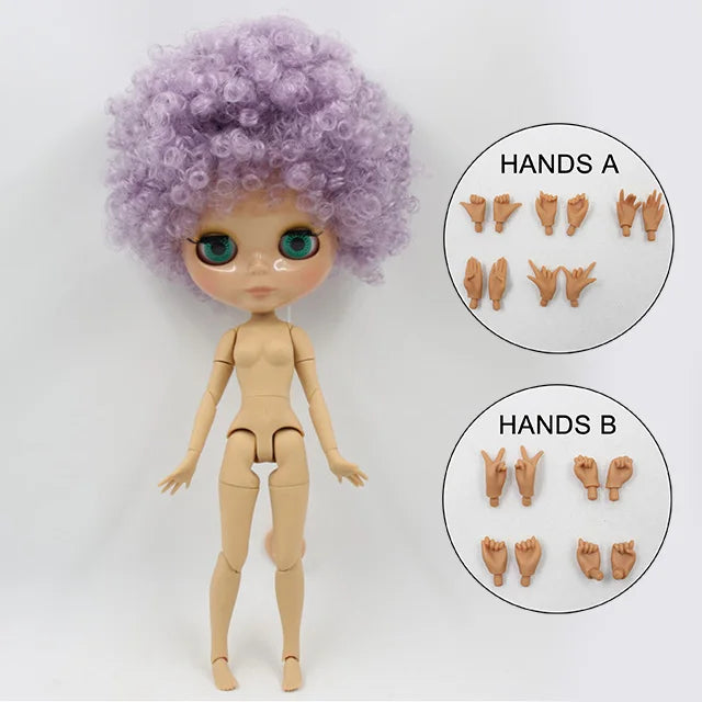 ICY DBS Blyth doll 1/6 bjd tan skin joint body shiny face 30cm toy girls gift-EXPROTAS