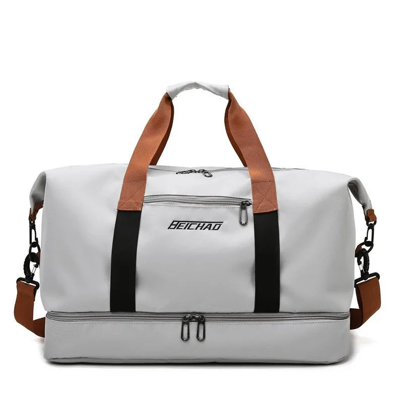 Travel Gym Bag Luggage Portable Fitness Shoulder Crossbody Handbags For Women Men  Outdoor Duffel Carry On Weekender Yoga Bag-EXPROTAS