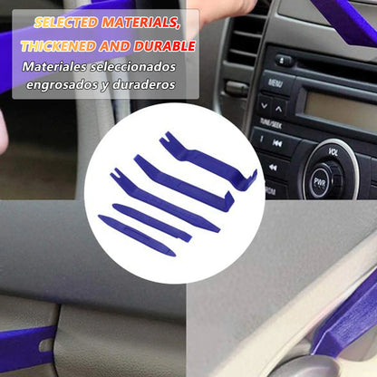 4x Car Door Clip Pry Trim Removal Tool Set Plastic Dash Panel Interior