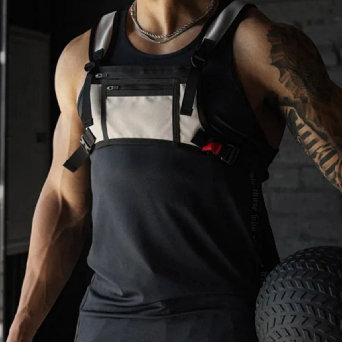 Running Vest Bag Lightweight Chest Pack for Sports Men Women Multi-functional