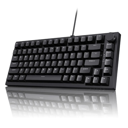 EXPROTAS Mechanical Gaming Keyboard 75% Wired RGB Backlit Gasket Layout